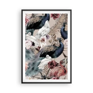 Plakat w czarnej ramie - W pałacowym ogrodzie - 61x91 cm