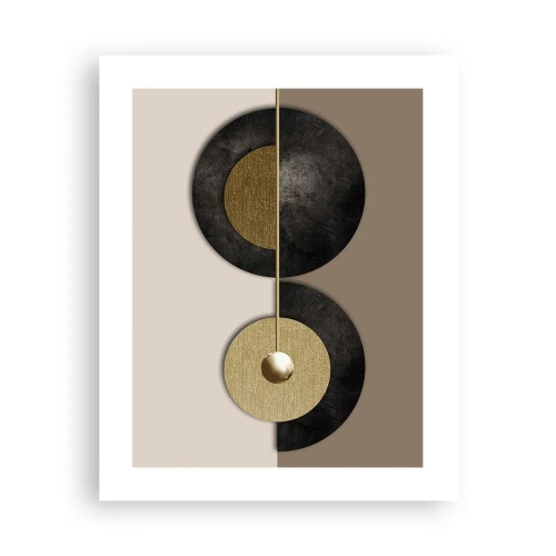 Plakat - Wariacje wokół koła - 40x50 cm