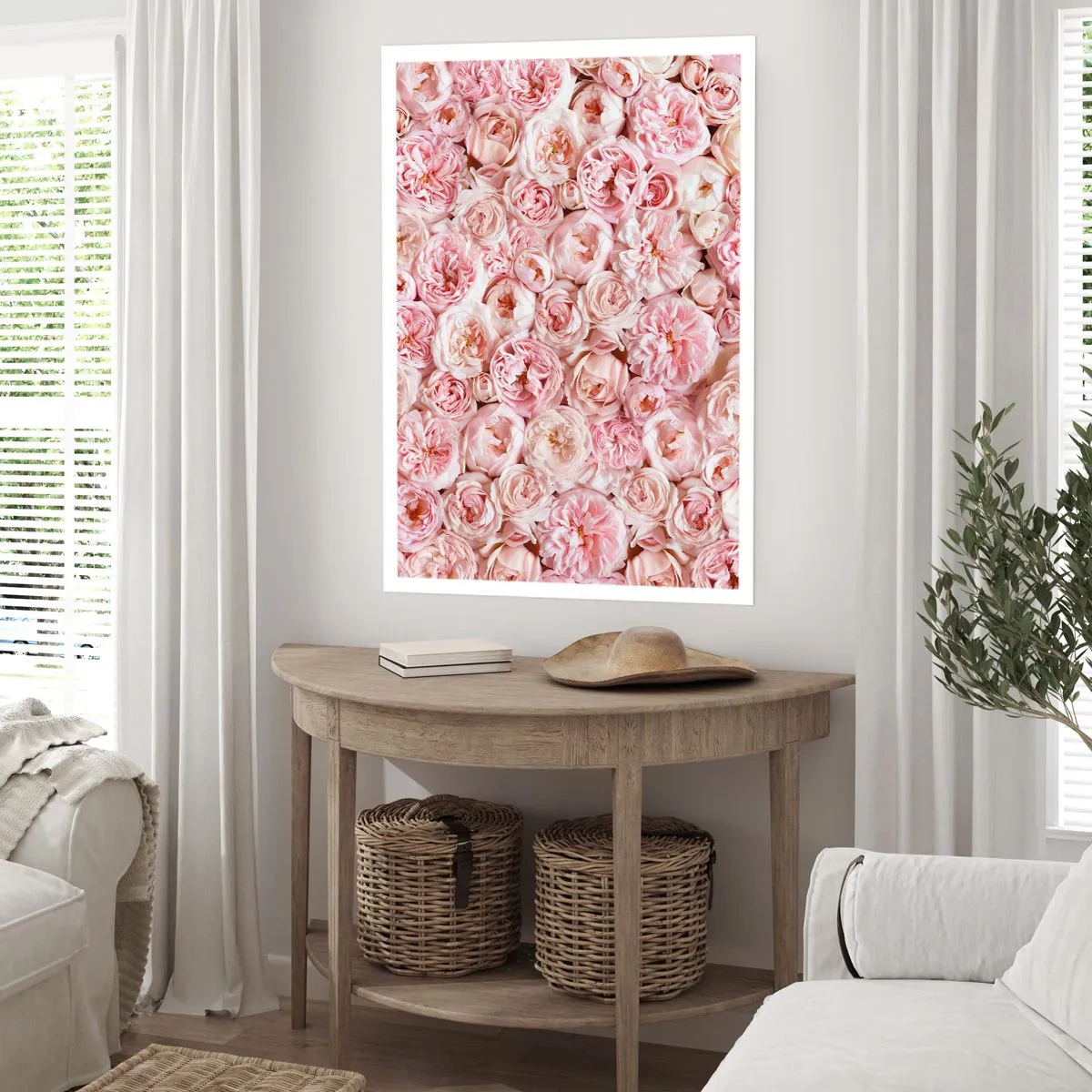 Plakat - Usłane różami - 61x91 cm
