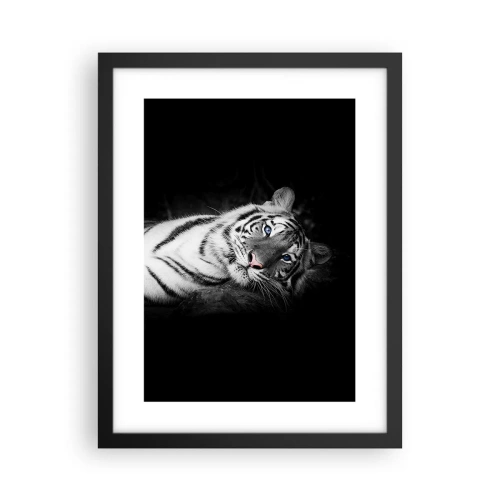 Plakat w czarnej ramie - Dzikość i spokój - 30x40 cm