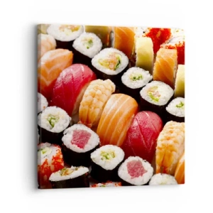 Obraz na płótnie - Barwy i smaki Azji - 30x30 cm