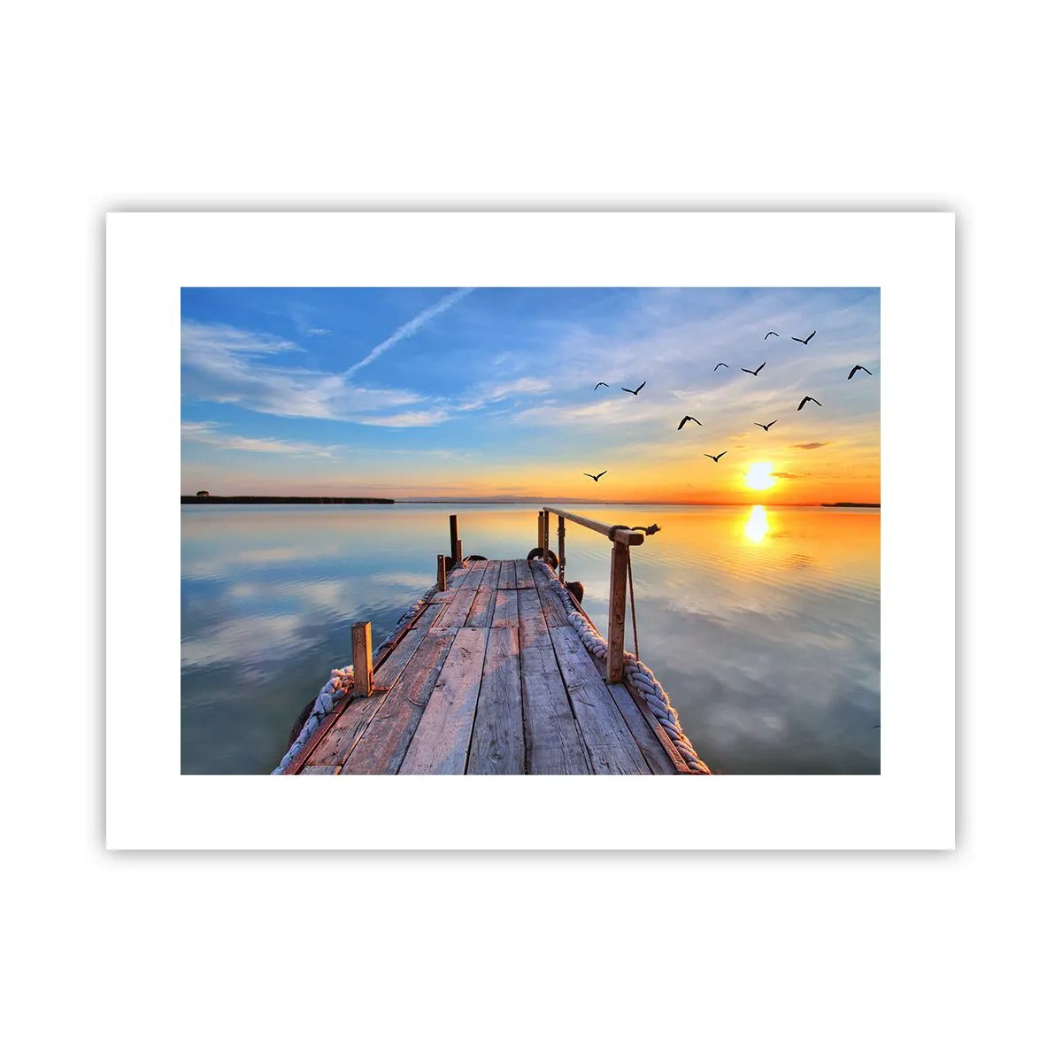 Plakat - Iść przed siebie ku słońcu - 40x30 cm