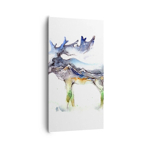 Obraz na płótnie - Bohater zimowej opowieści - 65x120 cm