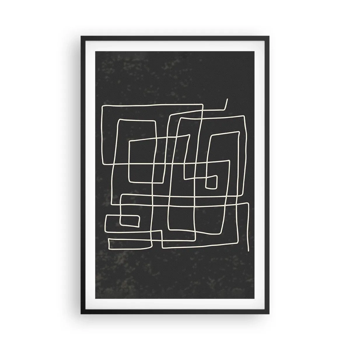 Plakat w czarnej ramie - Nie taki prosty - 61x91 cm