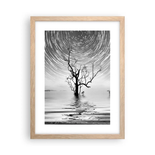 Plakat w ramie jasny dąb - Symfonia natury - 30x40 cm