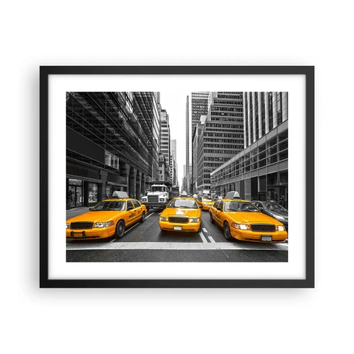 Plakat w czarnej ramie - To my ubarwiamy miasto - 50x40 cm