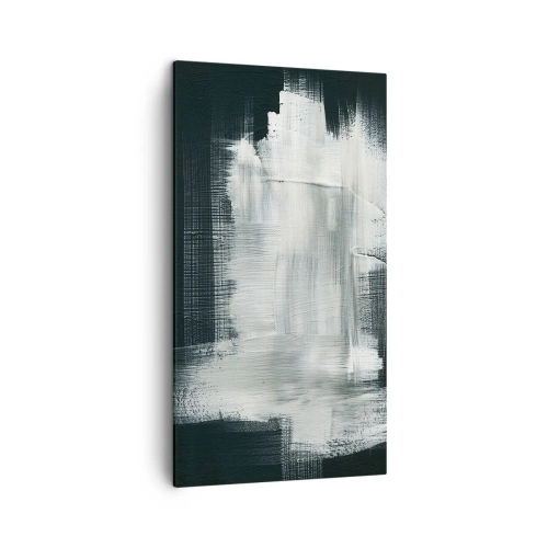Obraz na płótnie - Utkane z pionu i poziomu - 45x80 cm