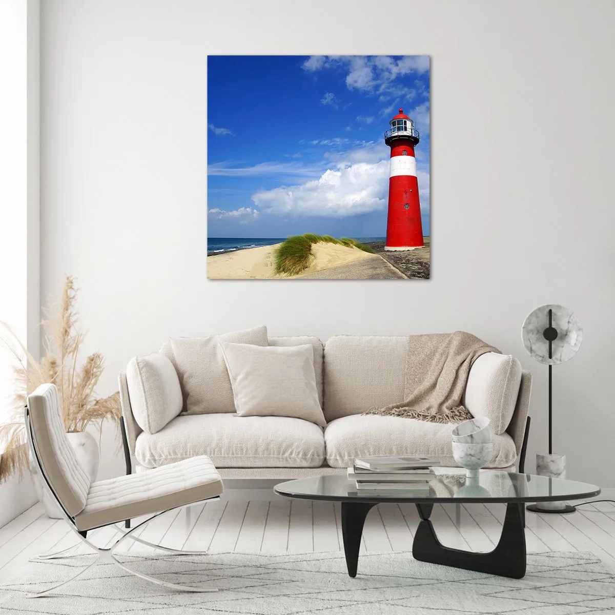 Obraz na szkle - Wymarzona samotnia - 70x70 cm