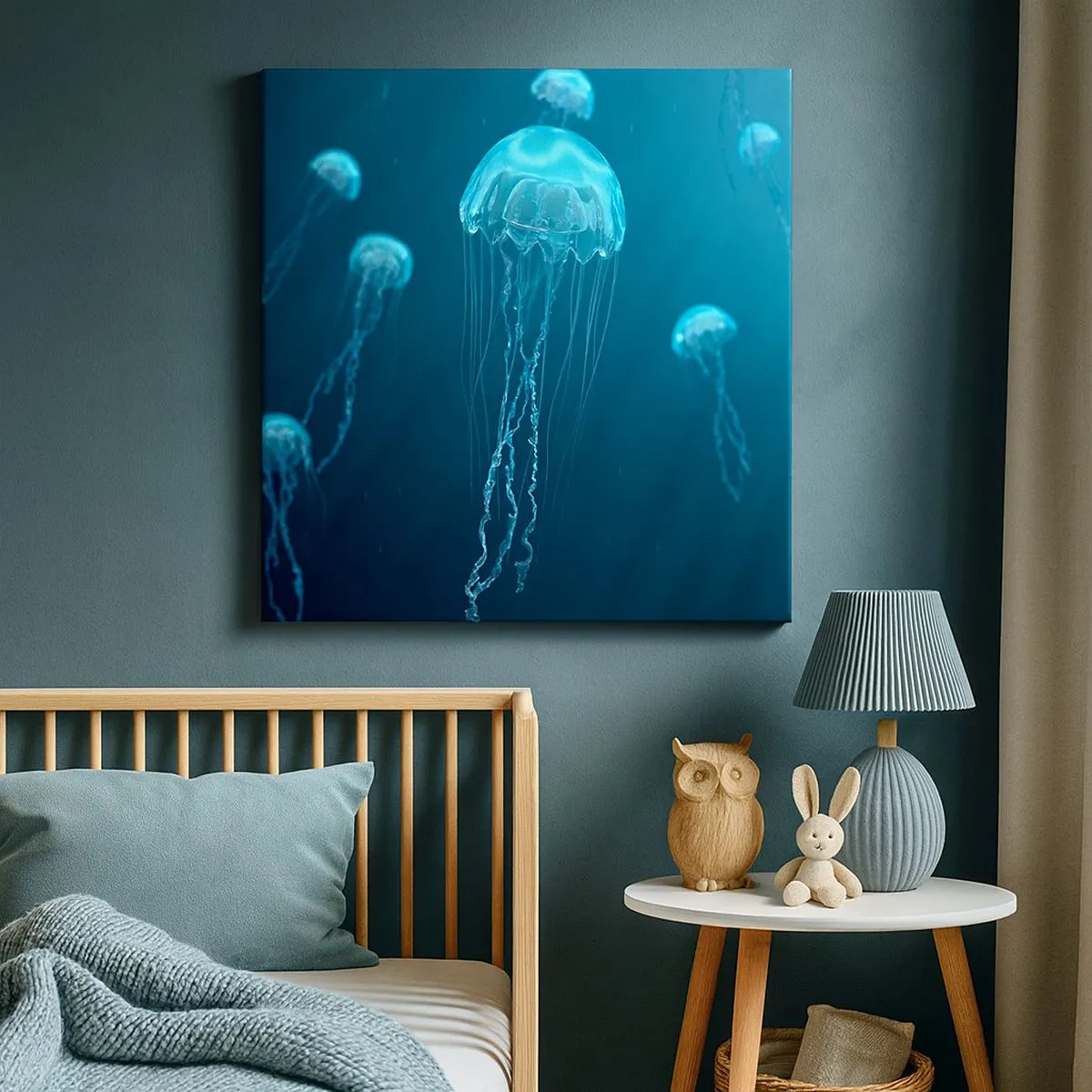 Obraz na płótnie - Oceaniczny taniec - 30x30 cm