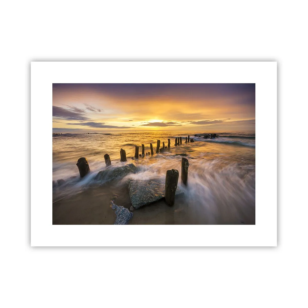Plakat - Surowe piękno Bałtyku - 40x30 cm