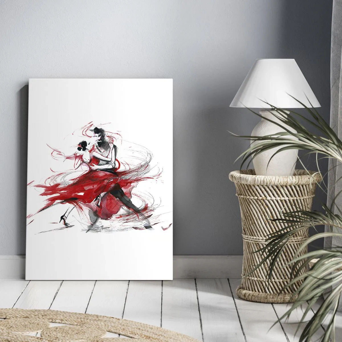 Obraz na płótnie - Tango - rytm namiętności - 45x80 cm