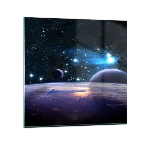 Obraz na szkle - Wciąż sami? - 30x30 cm