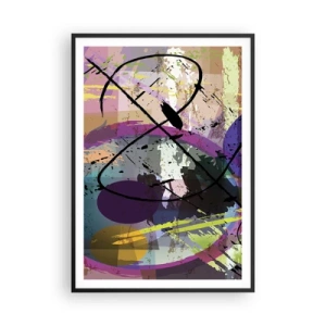 Plakat w czarnej ramie - Można wprost lub naokoło - 70x100 cm