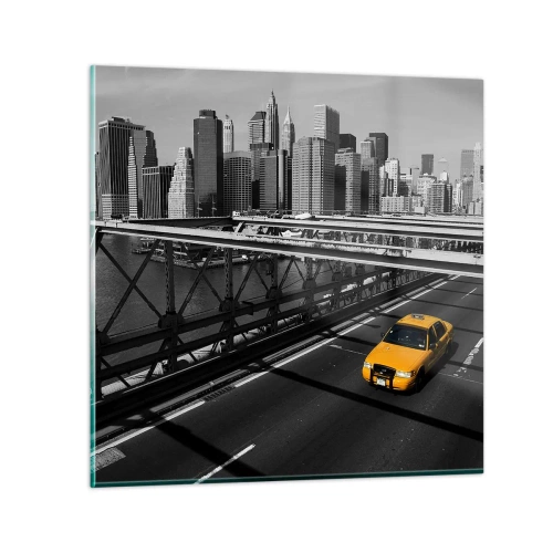 Obraz na szkle - Kolor wielkiego miasta - 70x70 cm