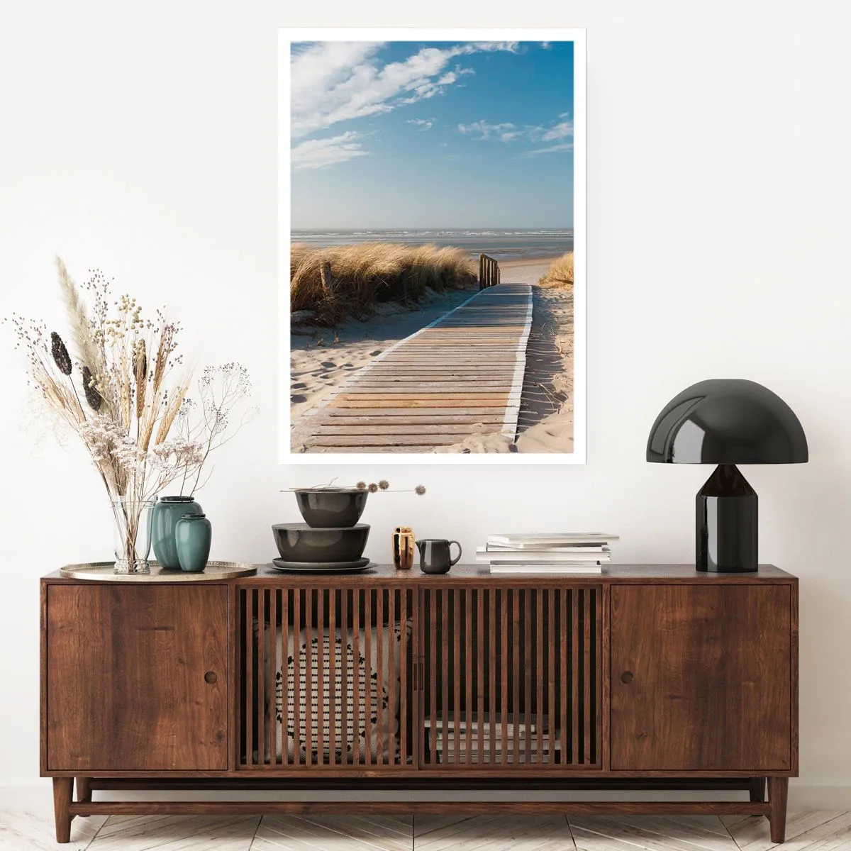 Plakat - Za wydmą, w szumie traw - 70x100 cm