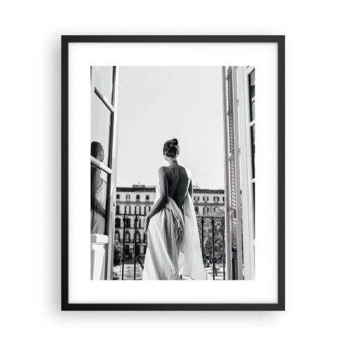 Plakat w czarnej ramie - Przebudzenie zmysłów - 40x50 cm