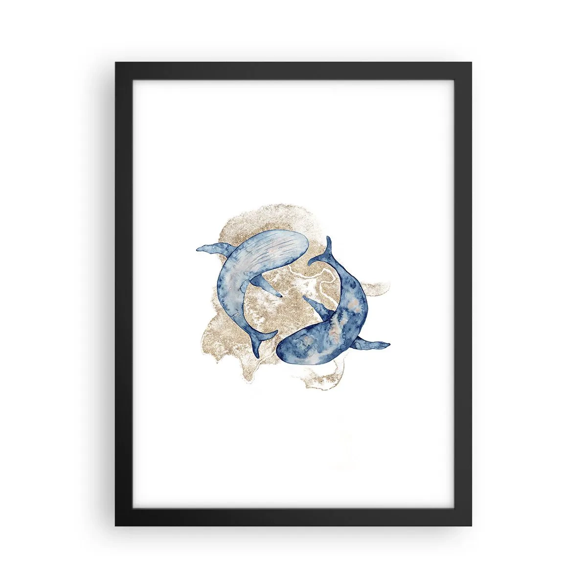 Plakat w czarnej ramie - Przyjaźń czy kochanie? - 30x40 cm