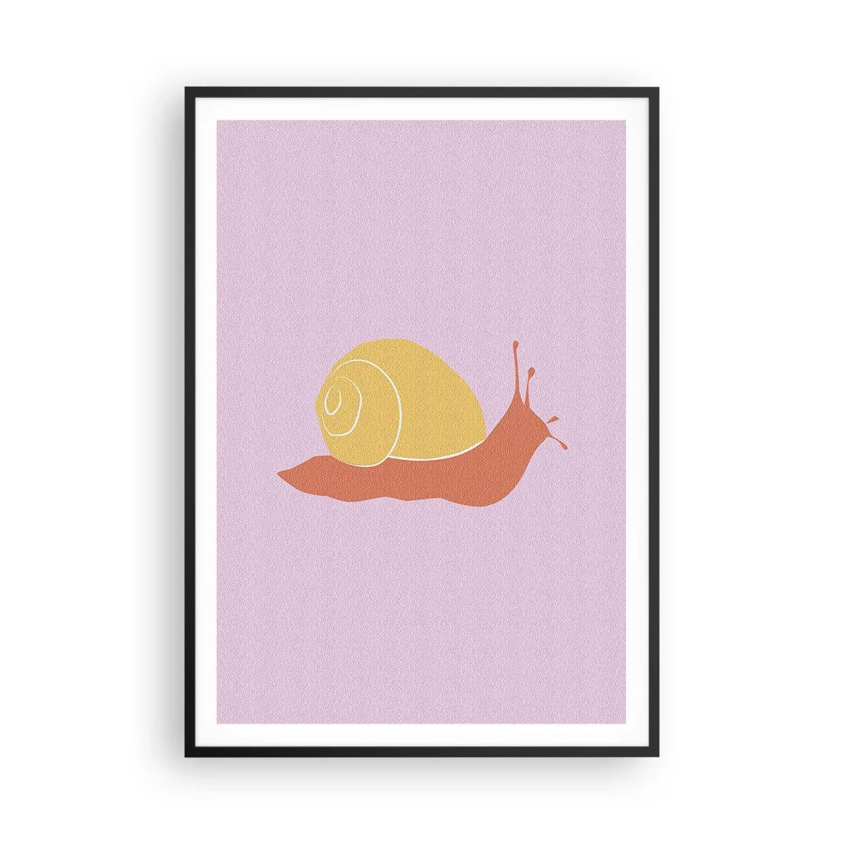 Plakat w czarnej ramie - Nie ma pośpiechu - 70x100 cm