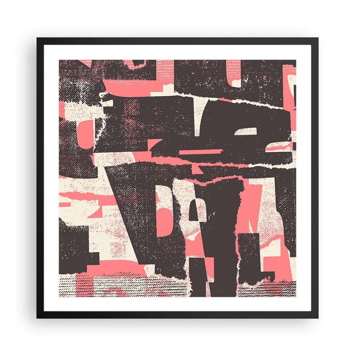 Plakat w czarnej ramie - Cały ten zgiełk - 60x60 cm