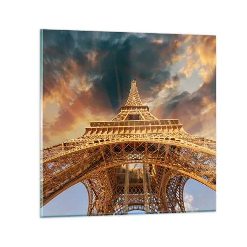 Obraz na szkle - Jak ludzkość sięgnęła nieba - 60x60 cm