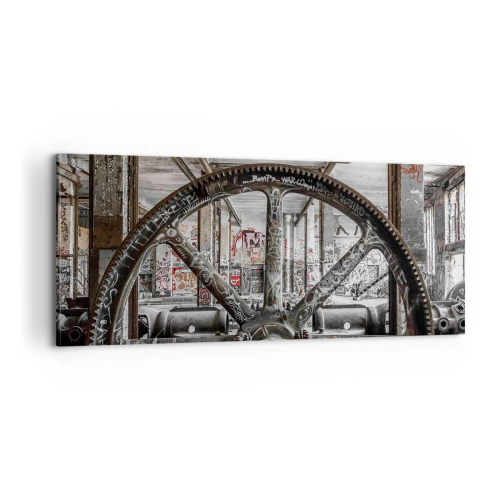 Obraz na płótnie - Sekretne życie fabryki - 100x40 cm