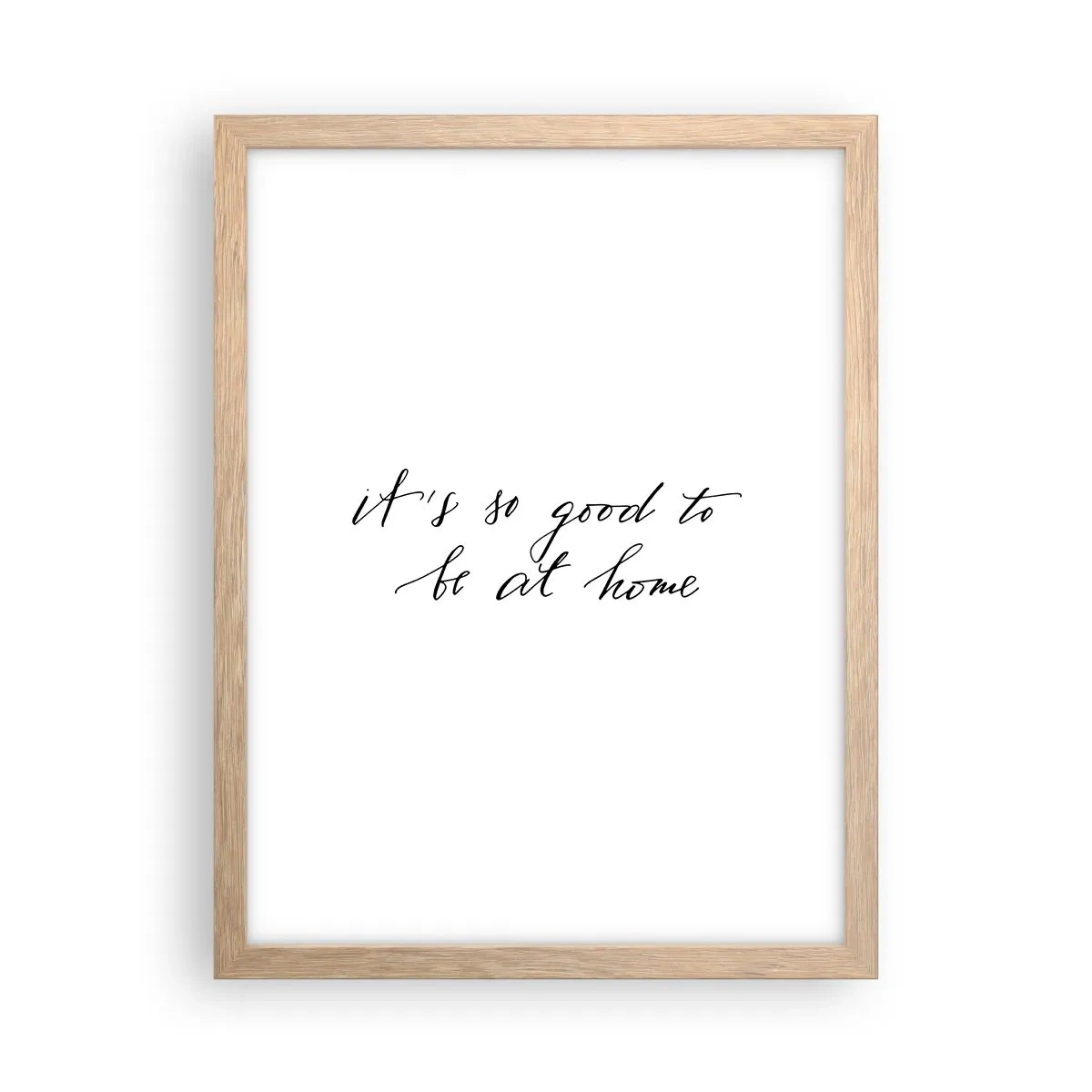 Plakat w ramie jasny dąb - Cała prawda - 30x40 cm