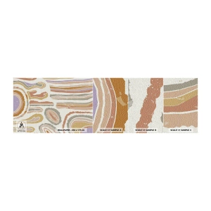 Fototapeta Próbka Standard Eco - Barwne przekroje - Pastelowe, Boho, Minimalistyczny - 100x30 cm