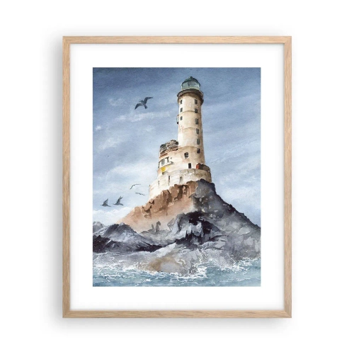 Plakat w ramie jasny dąb - Niezwyciężona - 40x50 cm