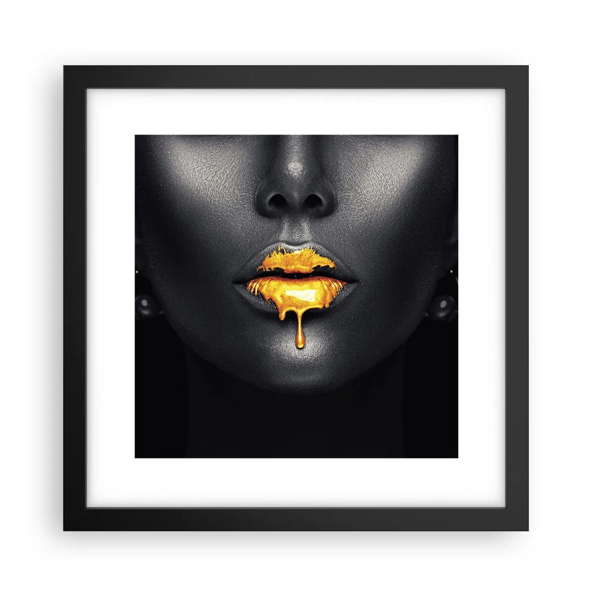 Plakat w czarnej ramie - Złotousta - 30x30 cm