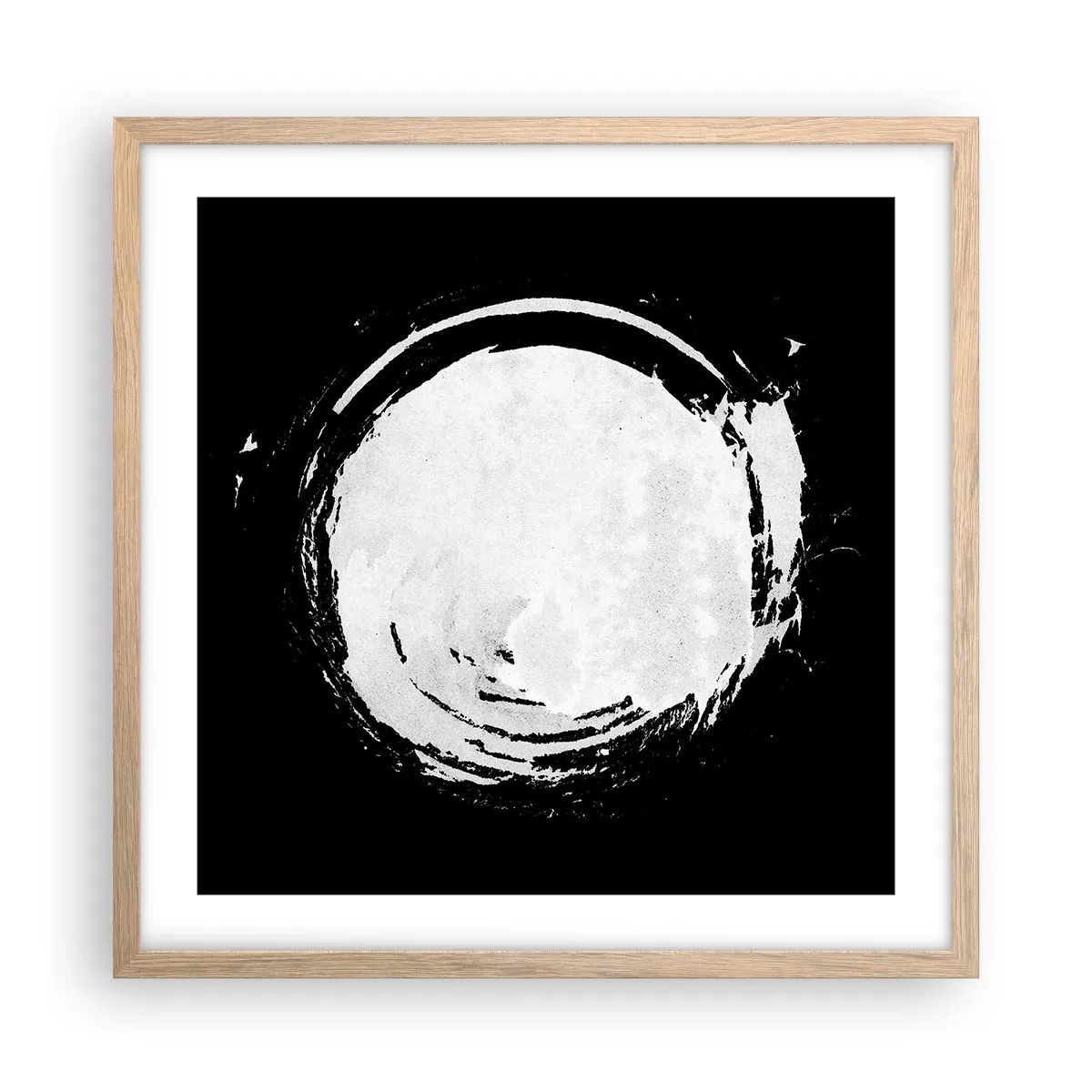 Plakat w ramie jasny dąb - Dobre wyjście - 50x50 cm