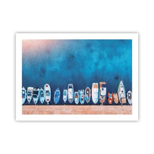 Plakat - W jednym rzędzie - 70x50 cm
