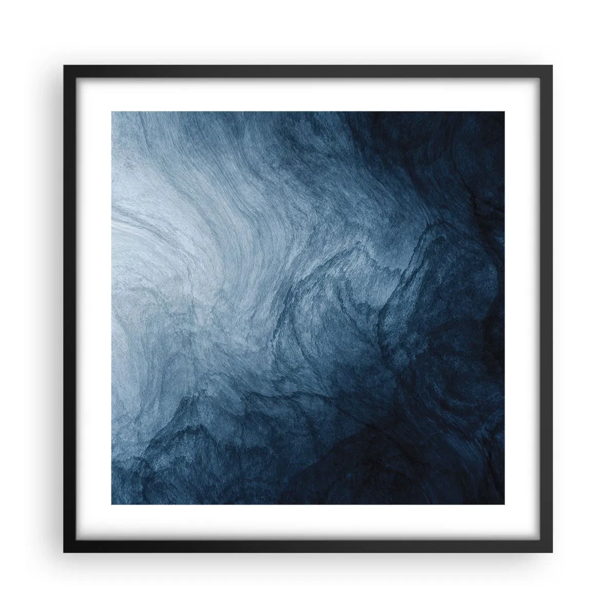 Plakat w czarnej ramie - W głąb sięgnąć - 50x50 cm