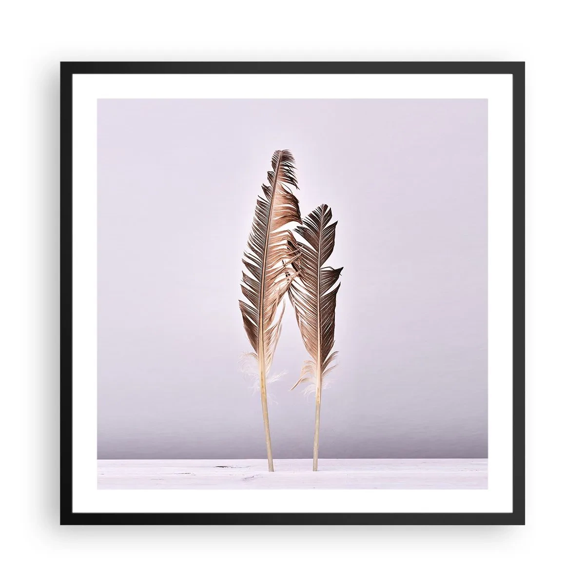 Plakat w czarnej ramie - Przeciw nicości - 60x60 cm