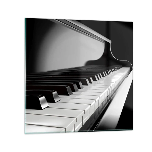 Obraz na szkle - Harmonia kształtów i barw - 60x60 cm