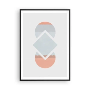 Plakat w czarnej ramie - Sytuacja jest jasna - 70x100 cm