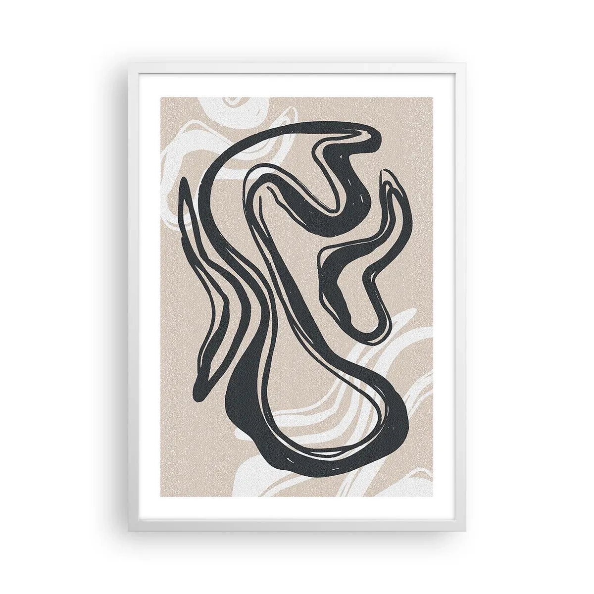 Plakat w białej ramie - Ekspresja zwielokrotniona - 50x70 cm