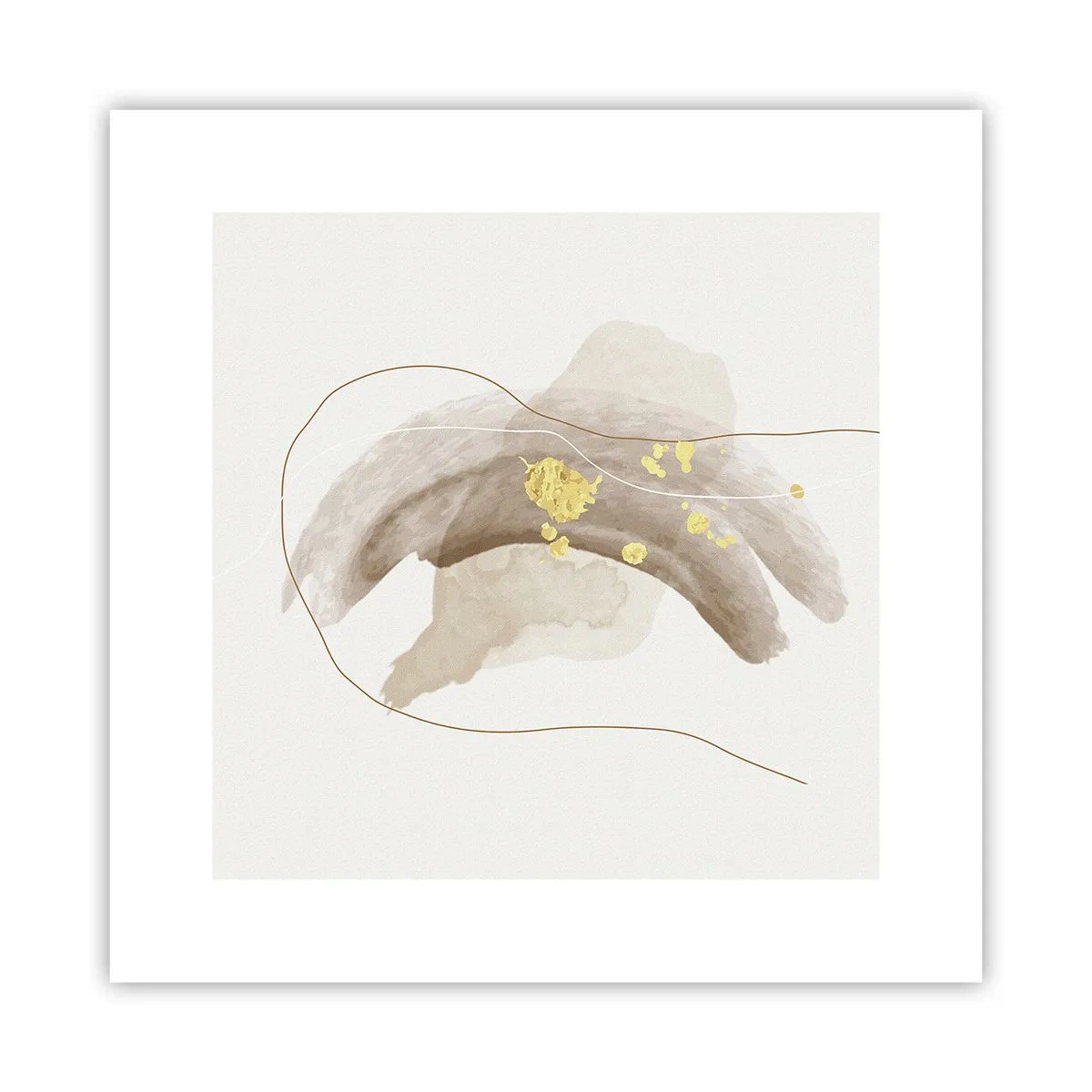 Plakat - Napotkane w przestrzeni - 30x30 cm