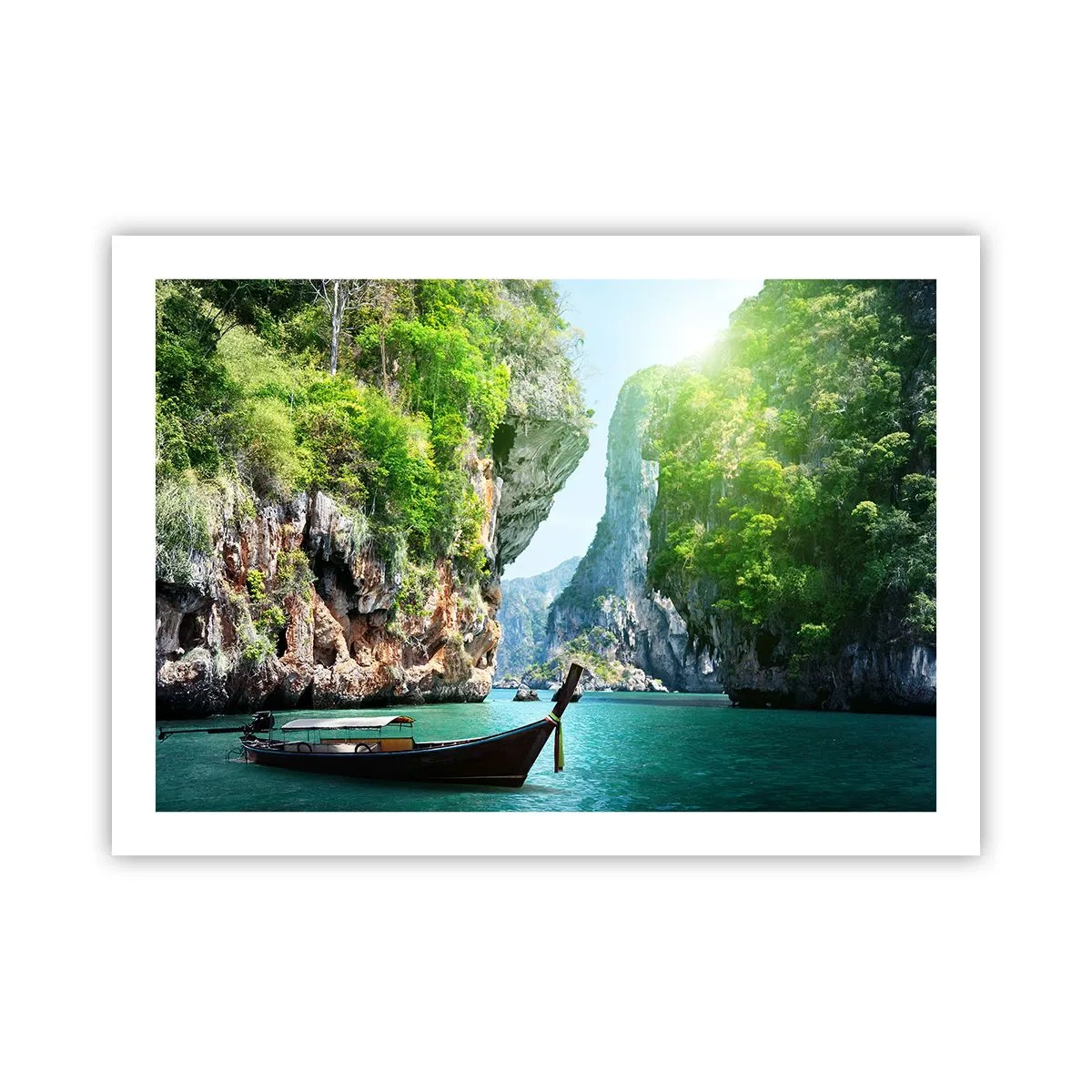 Plakat - Zaproszenie do egzotycznej podróży - 70x50 cm
