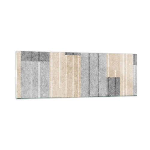 Obraz na szkle - Kompozycja: trzymać pion - 90x30 cm