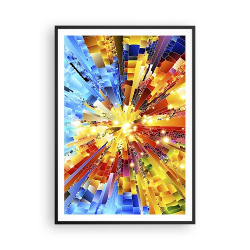 Plakat w czarnej ramie - In medias res - 70x100 cm