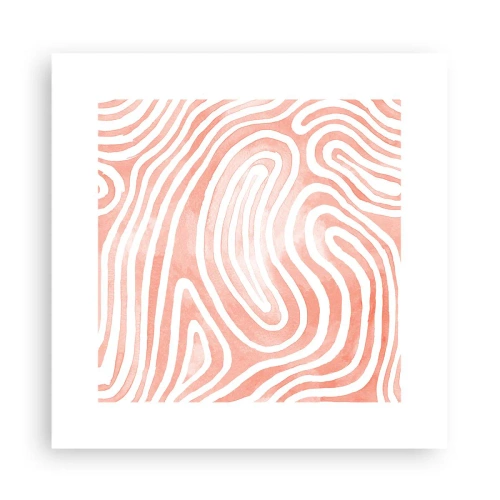 Plakat - W koralowym labiryncie - 30x30 cm