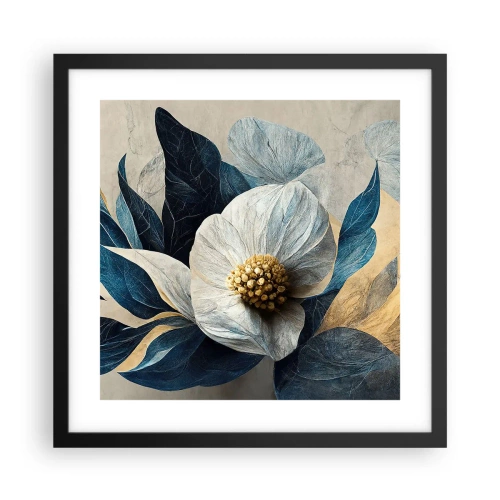 Plakat w czarnej ramie - Ma złote serce - 40x40 cm