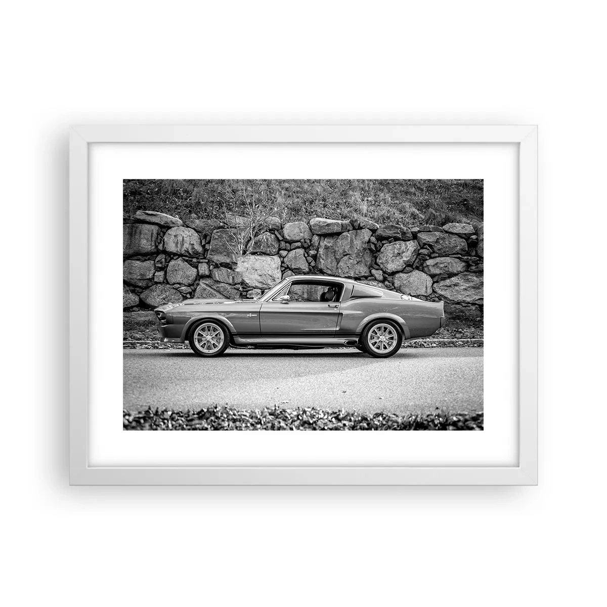 Plakat w białej ramie - Legenda lat 60. - 40x30 cm