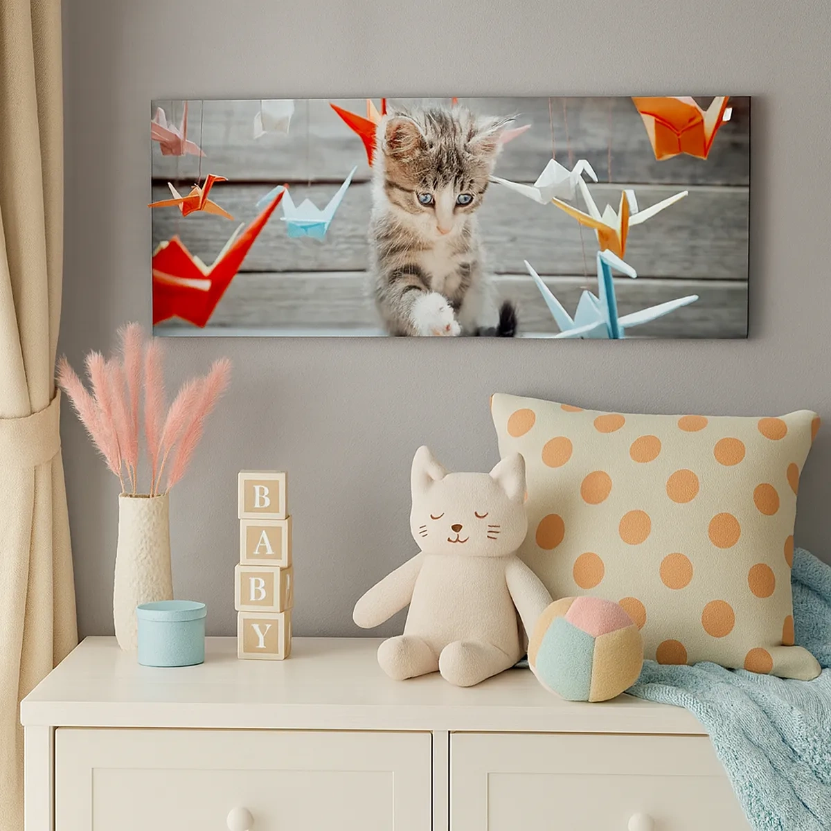 Obraz na płótnie - Pierwsza lekcja - 30x30 cm