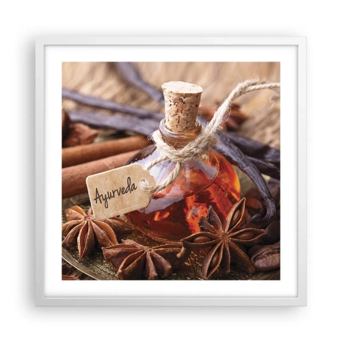 Plakat w białej ramie - Ku jedności ciała i ducha - 50x50 cm