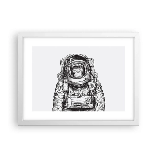 Plakat w białej ramie - Alternatywna ewolucja - 40x30 cm