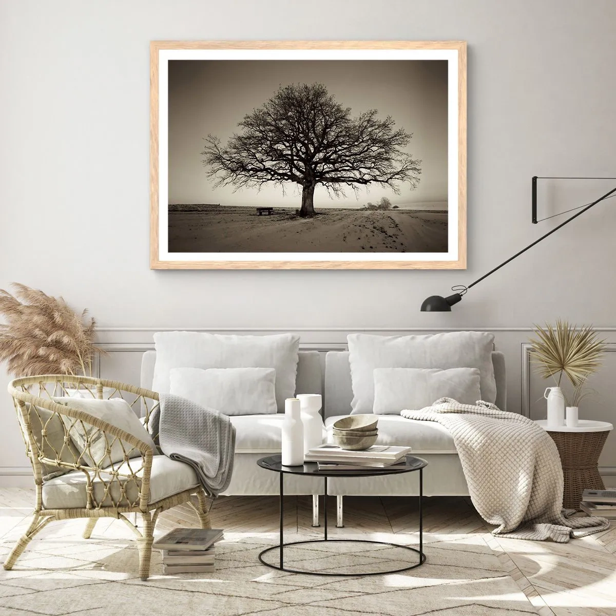 Plakat w ramie jasny dąb - Stąd do wieczności - 91x61 cm