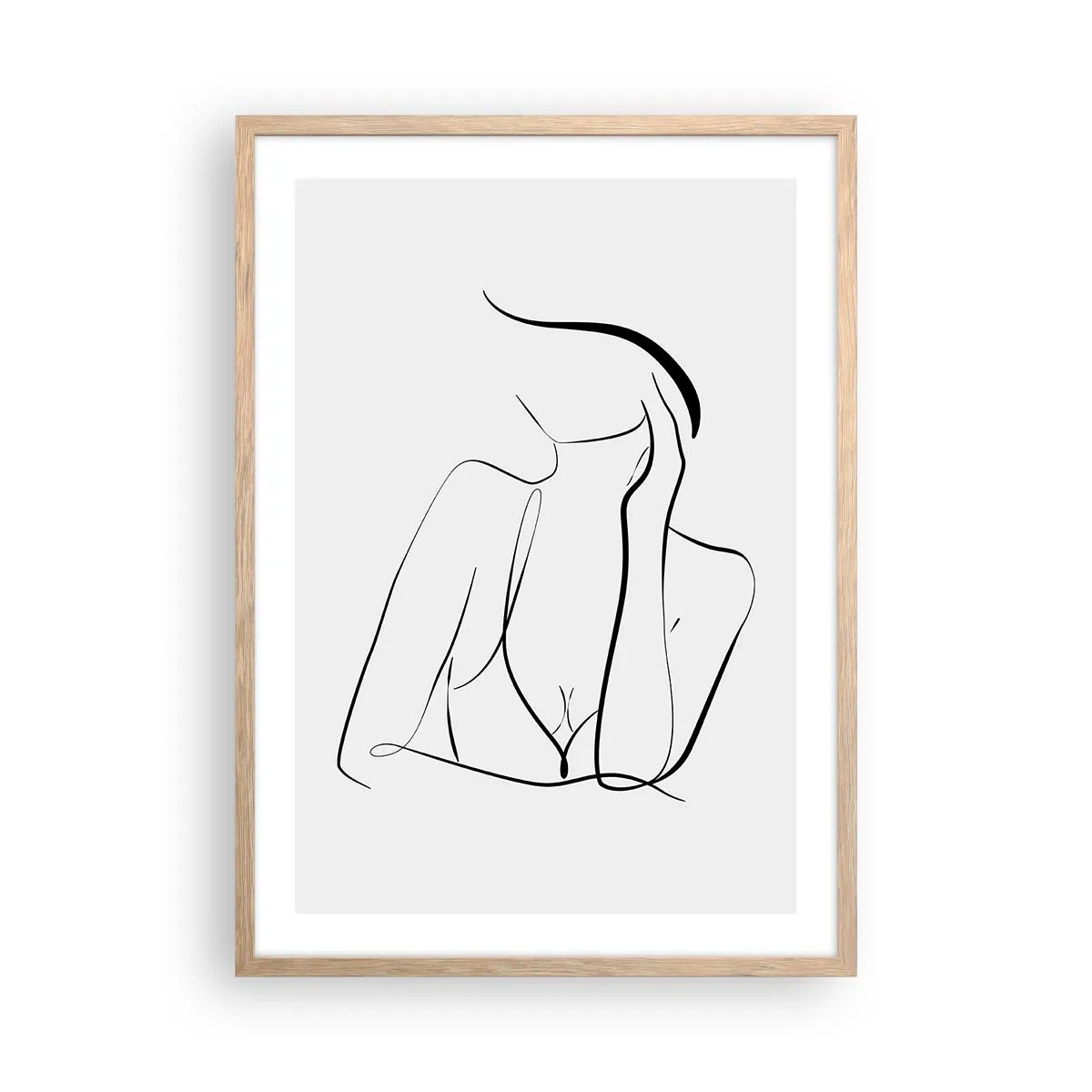 Plakat w ramie jasny dąb - Na fali marzeń - 50x70 cm