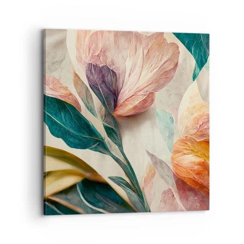 Obraz na płótnie - Kwiaty wysp południowych - 70x70 cm