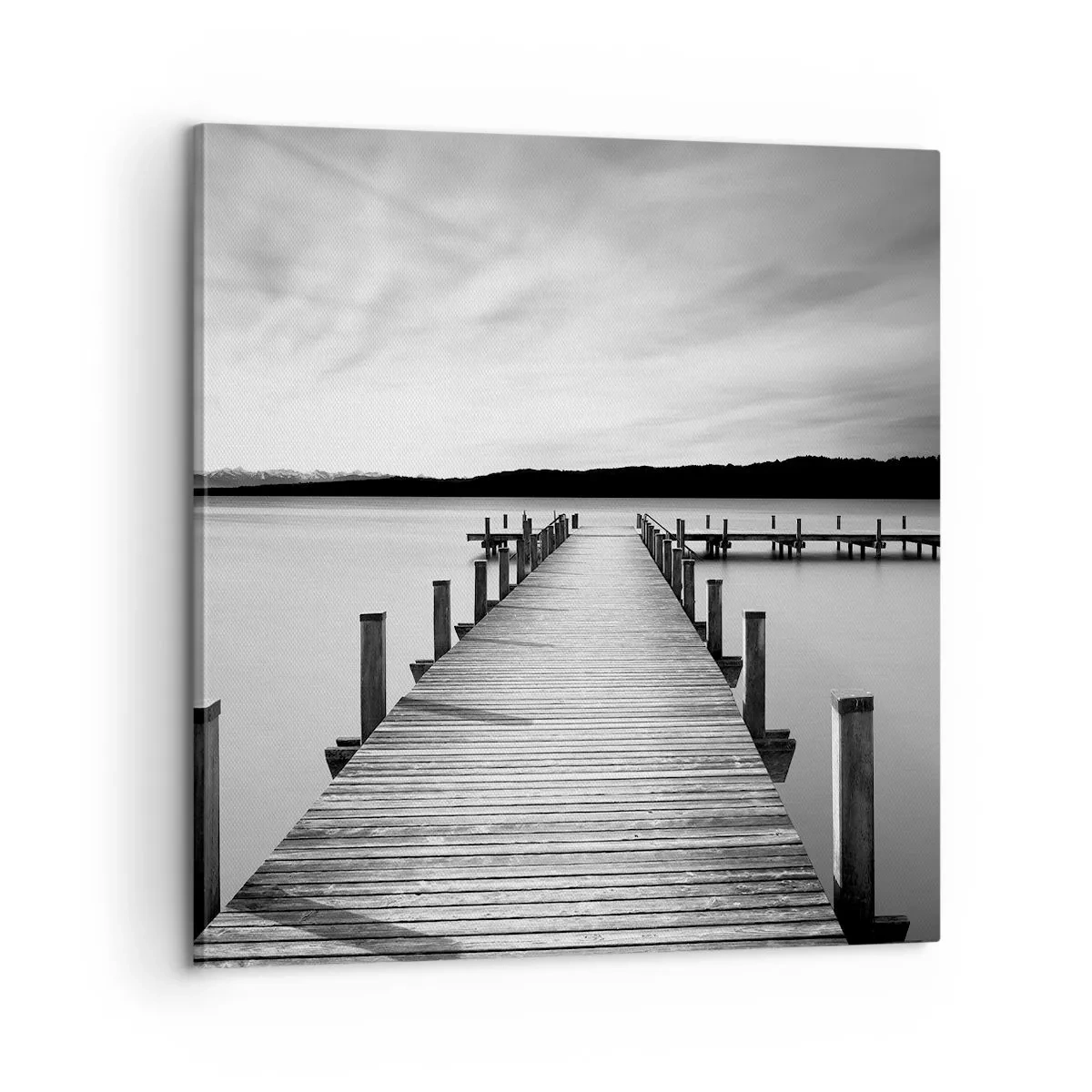 Obraz na płótnie - U wodopoju – spokoju - 60x60 cm